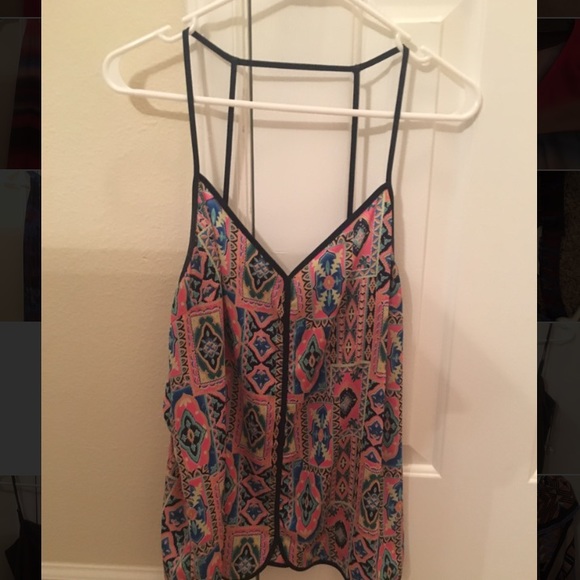 Vestique print tank top L