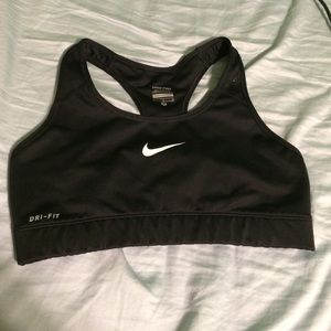 Black Nike Pro sports Bra