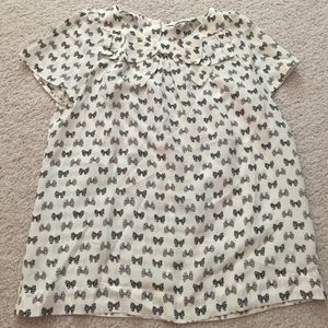 Jcrew Bow Blouse