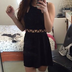 Cute cutout black dress