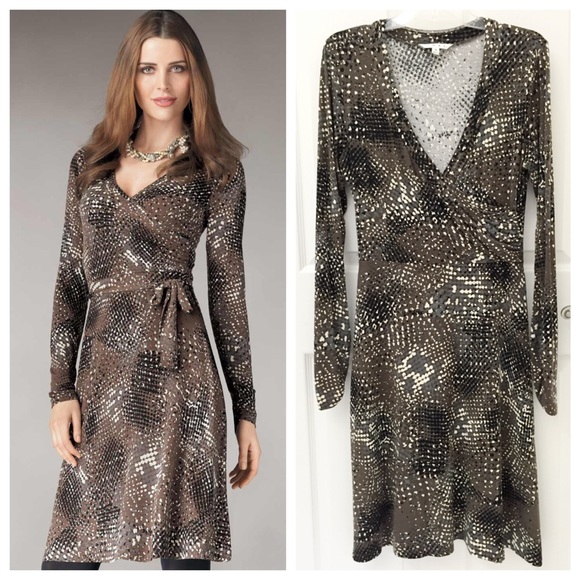 CAbi Faux Wrap Dress Style 658
