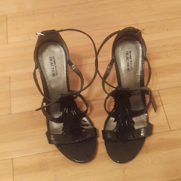 Strappy Black Heels