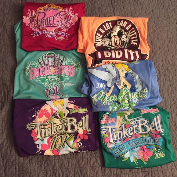 ❌SOLD❌Bundle Disney Run shirts SZ WL