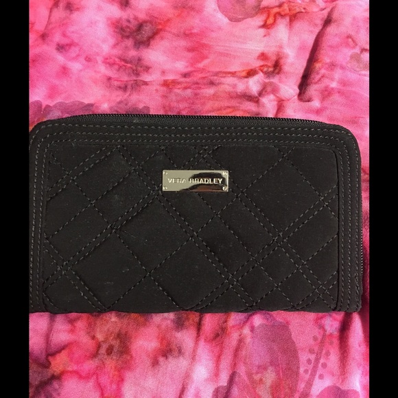 Vera Bradley Microfiber Zip around wallet