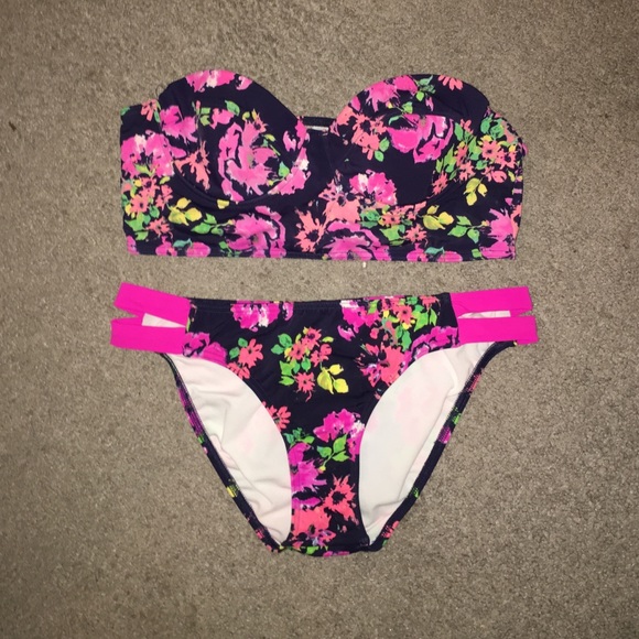floral bikini set