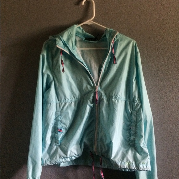 babyblue raincoat