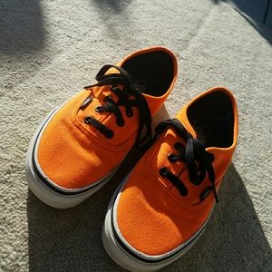 Neon orange vans