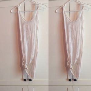 White slip dress