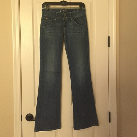 Hudson boot cut jeans, size 26, 32" inseam