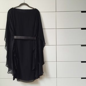 COS Dress, black with leather belt, worn once