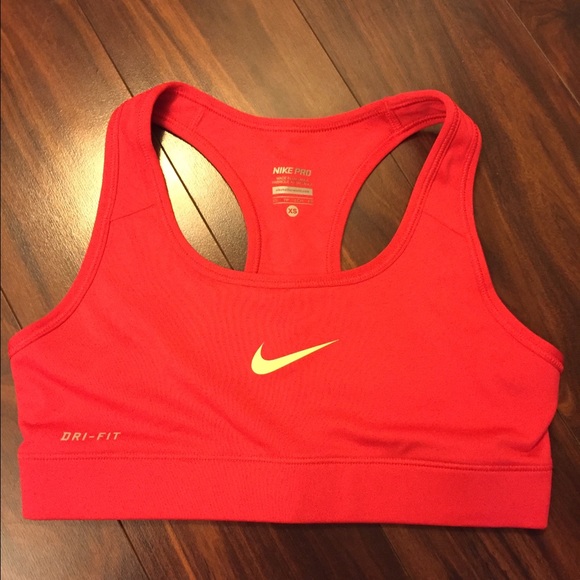 NWOT-Red Nike Sports Bra