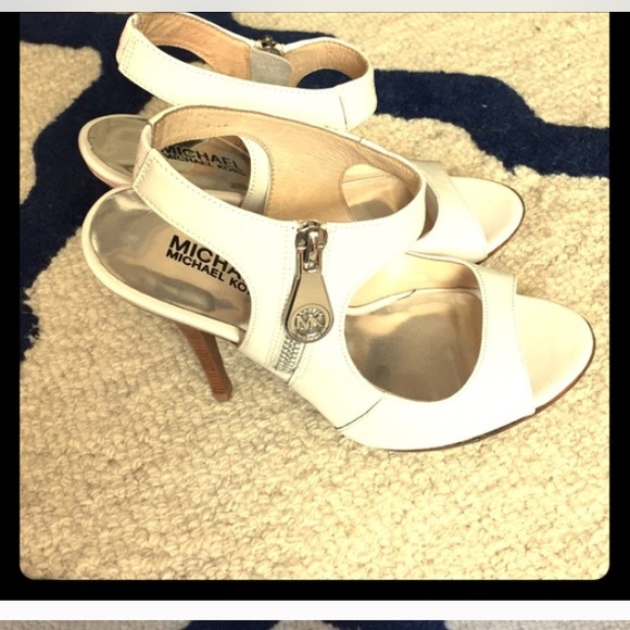Michael Kors White heels