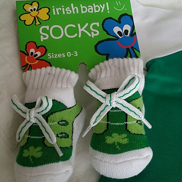 Irish Baby T-shirt and sock set