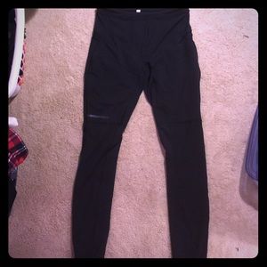 Black Lulu Leggings, Semi-Lined