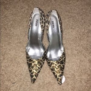 Leopard print heels