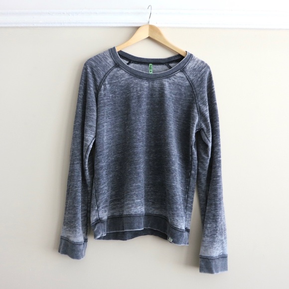 HAPPY 4th SALE Grey Honeydew space dye sweatshirt