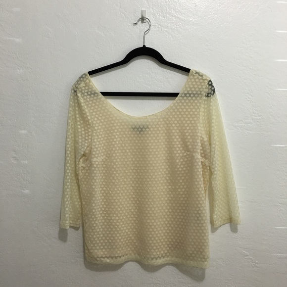 Ivory Polka Dot Top