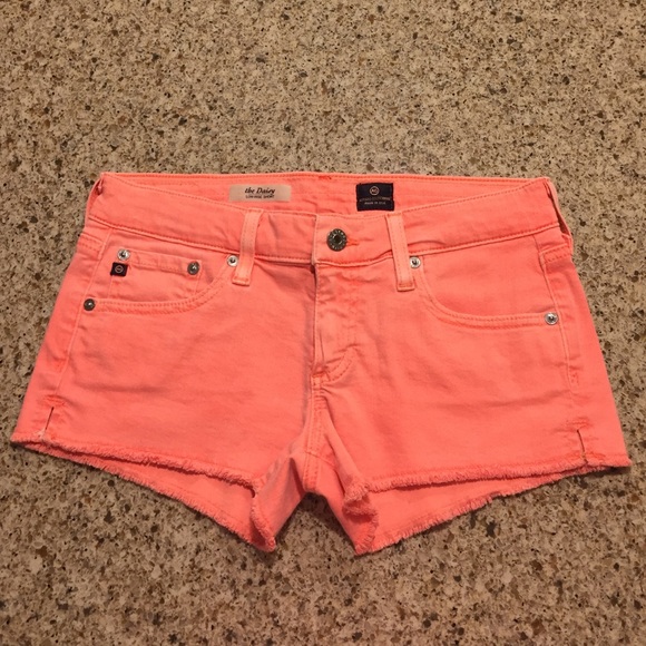 AG Adriano Goldschmied Orange Shorts