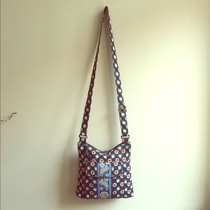 2 Piece Vera Bradley Night Owl Crossbody & Coin