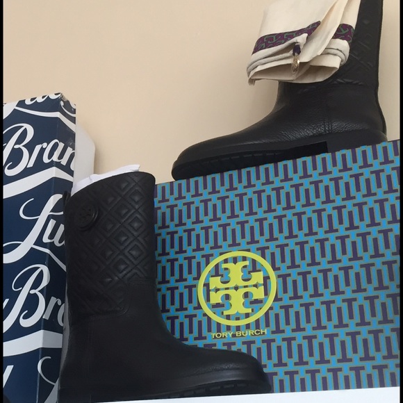 Tory Burch Genuine leather black booties - Picture 2 of 2