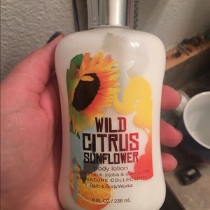 Bath and body works lotion.