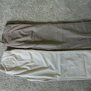 GAP khakis chinos lot of 2 size 6