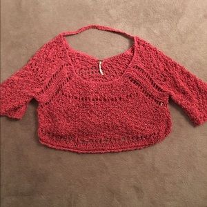 Free people cropped sweater