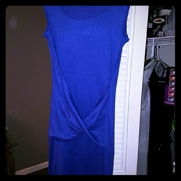 Blue bandage dress - Picture 1 of 2