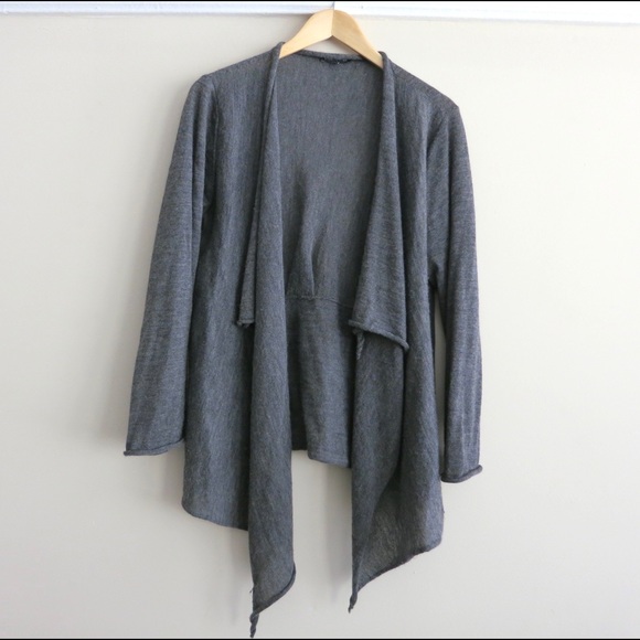 Grey Eileen Fisher cardigan