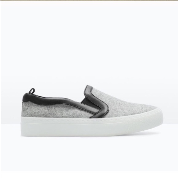 Zara slip on sneakers
