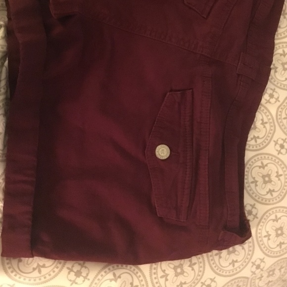 Aeropastle Burgundy Shorts - Picture 2 of 3