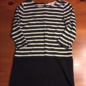 LOFT Stripe Sweater Dress - Size XS