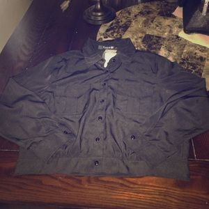 Forever 21 cropped button up