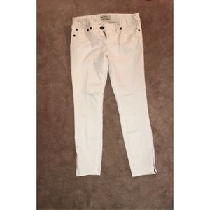 Free people white Capri pants