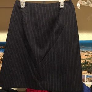Pinstripe skirt