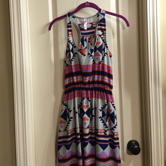 Sold Racer back tribal dress