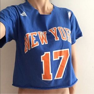 NY Knicks crop top