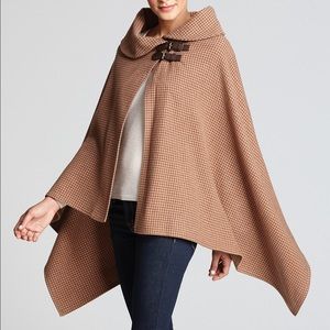 Wool Ralph Lauren Shoulder Buckle Cape