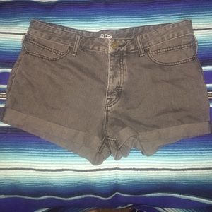 BDG black denim shorts size 28 urban outfitters