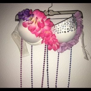 Victoria Secret rave bra. Hand crafted