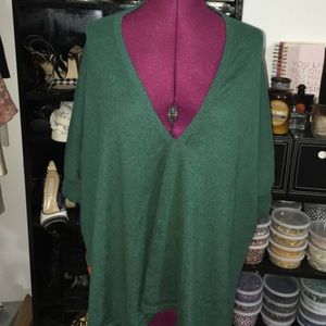 Oversized cotton and cashmere sweater size XL