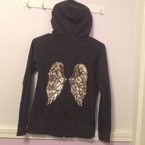 Hooded Victoria's Secret jacket.