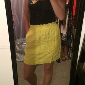 J Crew yellow city mini
