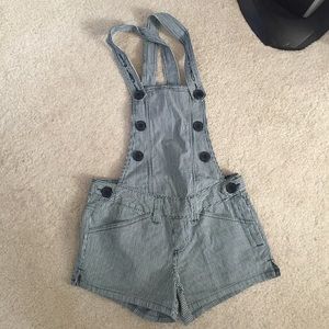 Delia's seersucker overalls