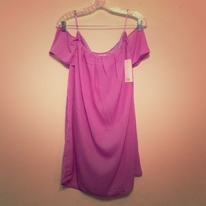 NWT Purple Off the Shoulder Sundress