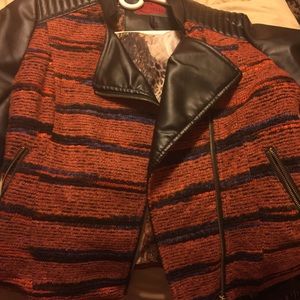 Faux leather jacket