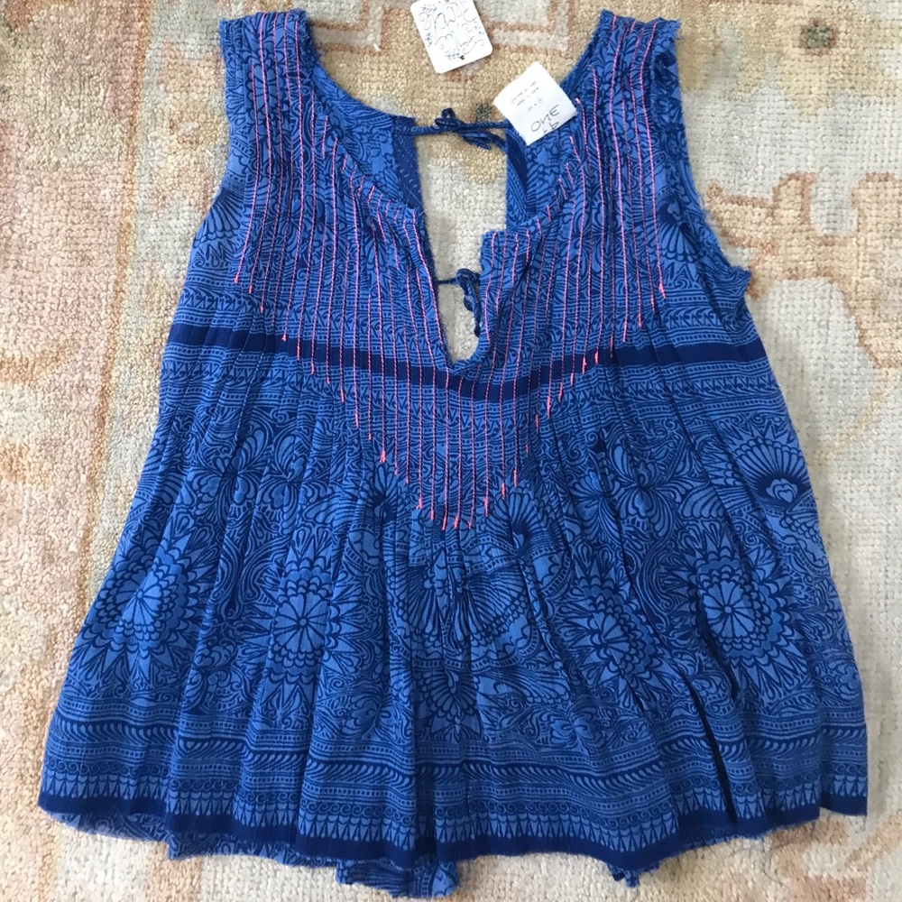 NWT Free People Boho Top/Vest
