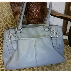 Final drop in price! 💙grey-blue Tignanello purse