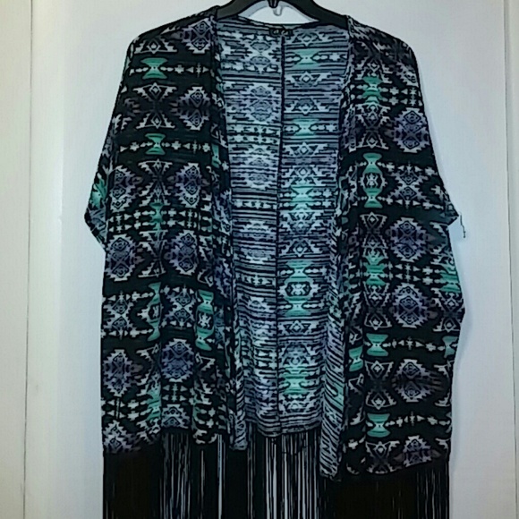 Aztec Print Shawl