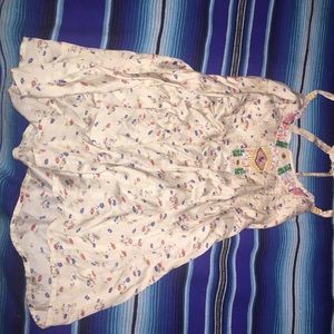 Free people tank top bead detail size M